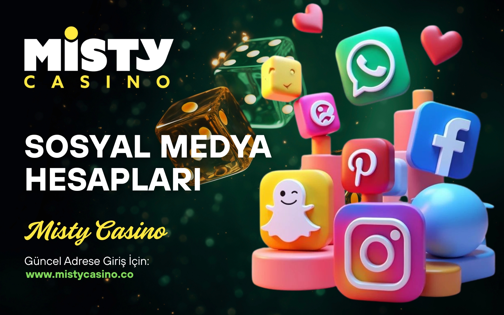 mistycasino sosyal medya hesapları